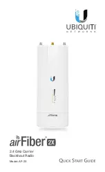 Ubiquiti airfiber 2x AF-2X Quick Start Manual preview