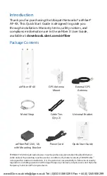 Предварительный просмотр 2 страницы Ubiquiti AirFiber 4X Quick Start Manual