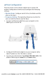 Предварительный просмотр 10 страницы Ubiquiti AirFiber 4X Quick Start Manual