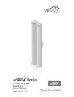 Preview for 1 page of Ubiquiti airMAX AM-2G15-120 Quick Start Manual