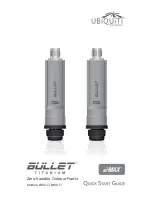 Предварительный просмотр 1 страницы Ubiquiti Bullet BM2-Ti Quick Start Manual