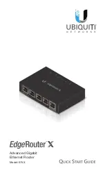 Ubiquiti EdgeRouter X ER-X Quick Start Manual предпросмотр