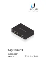 Ubiquiti EdgeRouter X Quick Start Manual preview