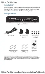 Preview for 2 page of Ubiquiti EdgeSwitch 8 Quick Start Manual