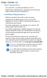 Preview for 3 page of Ubiquiti EdgeSwitch 8 Quick Start Manual