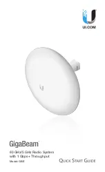 Ubiquiti GigaBeam GBE Quick Start Manual preview