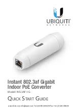 Ubiquiti INS-3AF-I-G Quick Start Manual предпросмотр