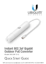 Preview for 1 page of Ubiquiti INS-3AF-O-G Quick Start Manual