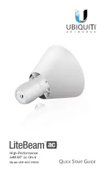 Ubiquiti LiteBeam LBE5AC Quick Start Manual предпросмотр