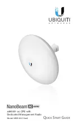 Ubiquiti NanoBeam 5AC Gen2 Quick Start Manual предпросмотр