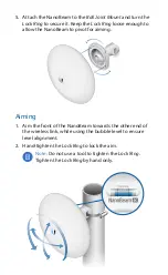 Предварительный просмотр 9 страницы Ubiquiti NanoBeam ac NBE-5AC-16 Quick Start Manual