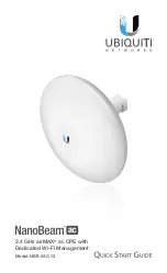 Ubiquiti NanoBeam NBE2ACN Quick Start Manual preview