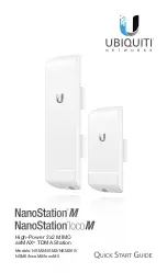 Предварительный просмотр 1 страницы Ubiquiti NanoStation M Series Quick Start Manual