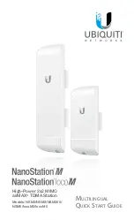 Preview for 1 page of Ubiquiti NanoStation NSM3 Quick Start Manual