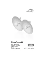 Ubiquiti NBE-M2-400 NanoBeam M Quick Start Manual preview