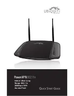 Ubiquiti Power AP N 802.11n Quick Start Manual preview