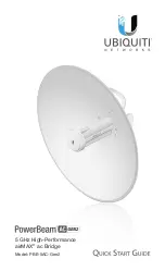 Предварительный просмотр 1 страницы Ubiquiti PowerBeam AC Gen 2 Quick Start Manual