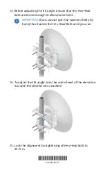 Предварительный просмотр 14 страницы Ubiquiti PowerBeam AC PBE-5AC-620 Quick Start Manual