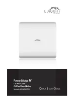 Ubiquiti PowerBridge M3 Quick Start Manual preview