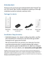 Preview for 2 page of Ubiquiti Rocket R5ACL Quick Start Manual