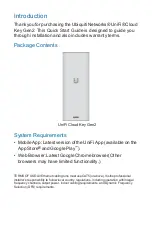 Preview for 2 page of Ubiquiti UCK-G2 Quick Start Manual