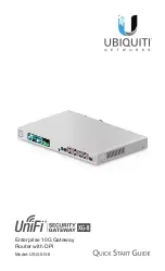 Ubiquiti UniFi Security Gateway XG-8 Quick Start Manual предпросмотр