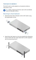 Preview for 8 page of Ubiquiti UniFi Switch 16 150W Quick Start Manual