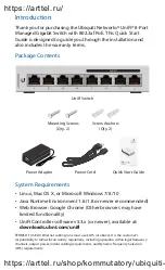 Preview for 2 page of Ubiquiti UniFi US-8-60W Quick Start Manual