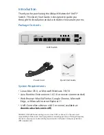 Предварительный просмотр 2 страницы Ubiquiti US-8-150W Quick Start Manual