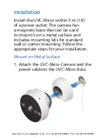 Preview for 4 page of Ubiquiti UVC-Micro Quick Start Manual