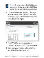 Preview for 18 page of Ubiquiti UVC-Micro Quick Start Manual