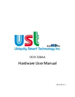 Preview for 1 page of Ubiquity Smart Technology DDR-E08AA Hardware User Manual