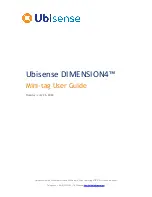 Ubisense DIMENSION4 Mini-tag User Manual preview