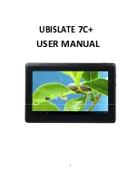 Preview for 1 page of UBISLATE 7C+ User Manual