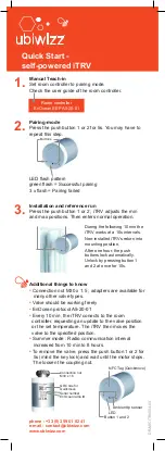 Preview for 2 page of UBIWIZZ MICITRV004 Quick Start