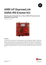 Preview for 1 page of Ublox AWS ExpressLink SARA-R5 Getting Started