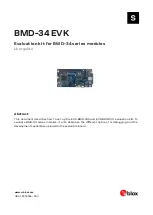 Ublox BMD-34 EVK Series User Manual preview