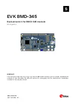 Ublox EVK BMD-345 User Manual preview