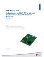 Preview for 1 page of Ublox EVK-ELLA-W1 User Manual