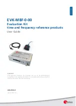 Ublox EVK-M8F-0-00 User Manual preview