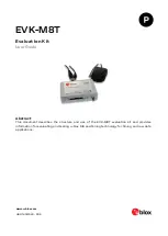 Ublox EVK-M8T-0-01 User Manual preview