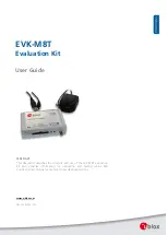 Preview for 1 page of Ublox EVK-M8T User Manual