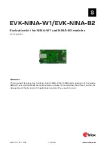 Preview for 1 page of Ublox EVK-NINA-W1 User Manual