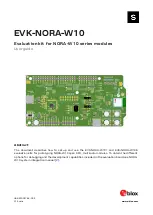 Ublox EVK-NORA-W101 User Manual preview