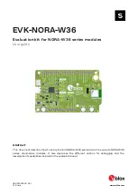 Ublox EVK-NORA-W36 User Manual preview