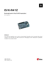 Ublox EVK-R41Z User Manual preview