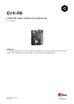 Ublox EVK-R6 User Manual preview