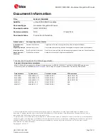 Preview for 2 page of Ublox MAX-8 Series Hardware Integration Manual