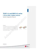 Ublox MPCI-L2 series System Integration Manual предпросмотр