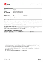 Preview for 2 page of Ublox PAM-7Q Hardware Integration Manual